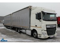 DAF XF 460 + прицеп штора 